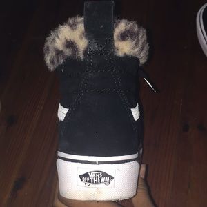 fluffy high top vans